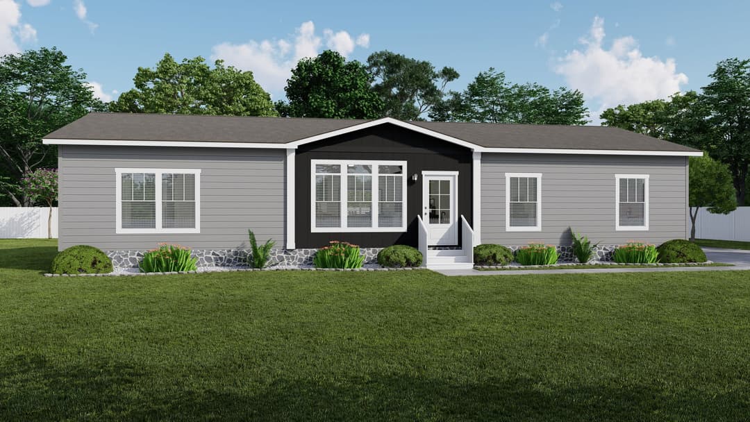 The bexar hero, elevation, and exterior home features