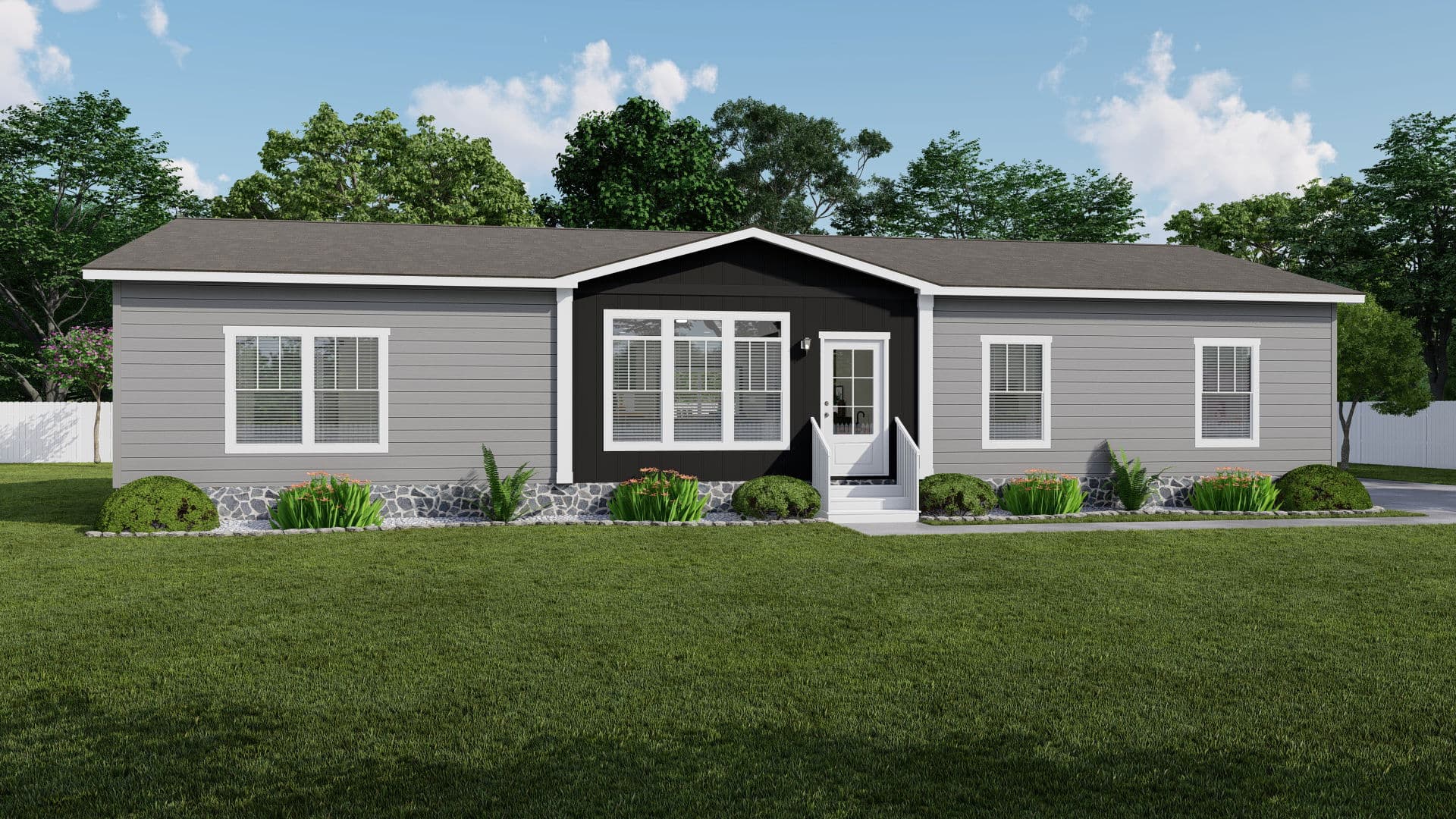 The bexar hero, elevation, and exterior home features