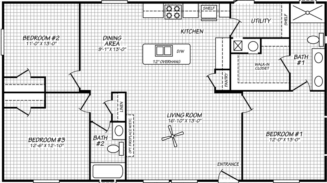 Cahill floor plan home features