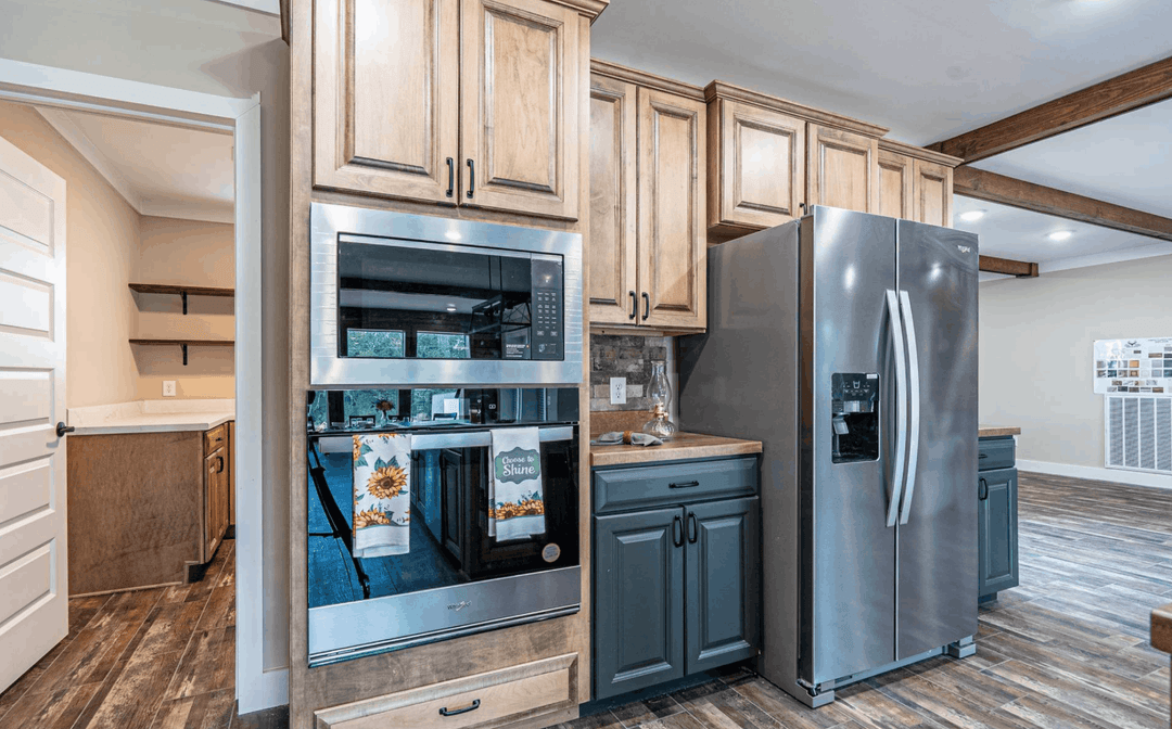The ole hay barn kitchen home features