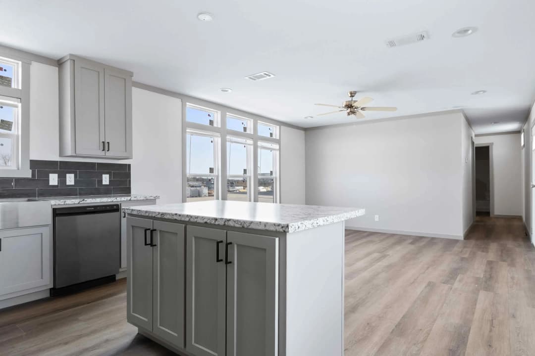 The mesquite interior home features