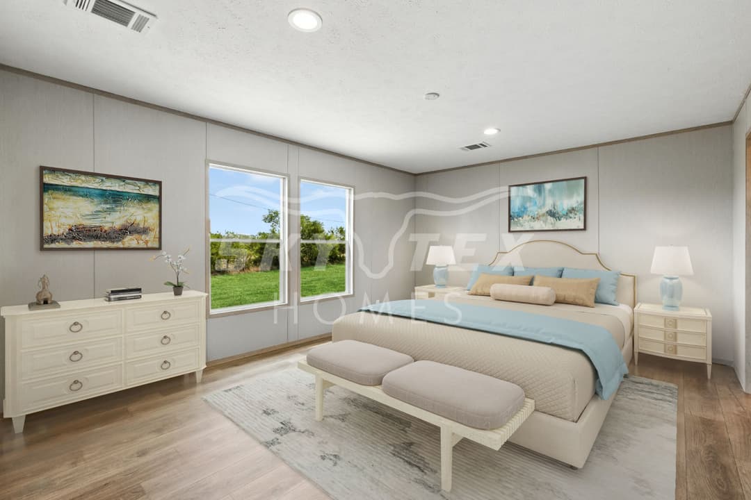 Crockett interior and bedroom home features