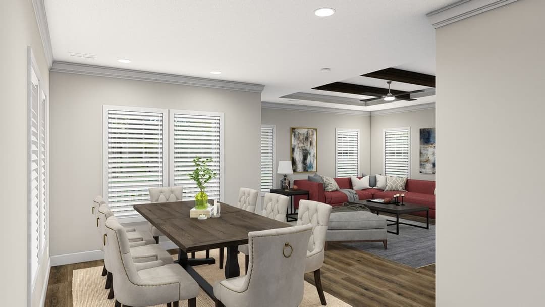 The antonio interior home features