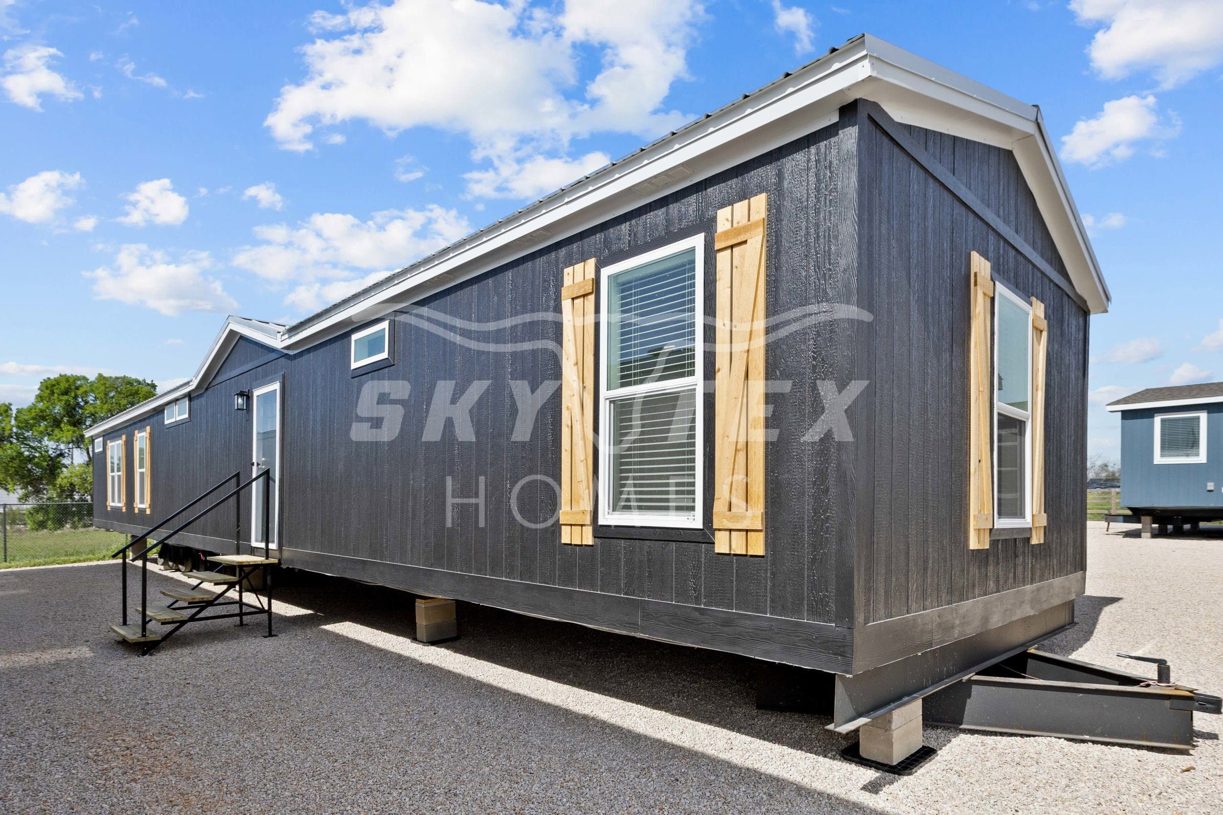 The midland exterior home features