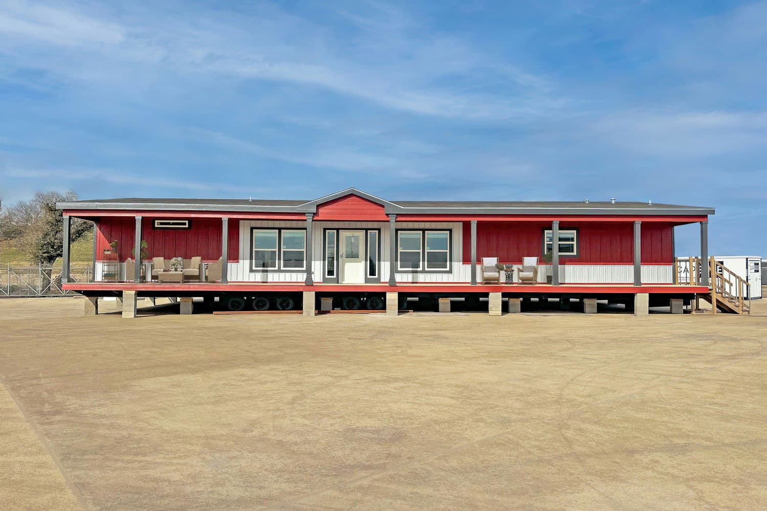 The ranch v60r elevation and exterior home features