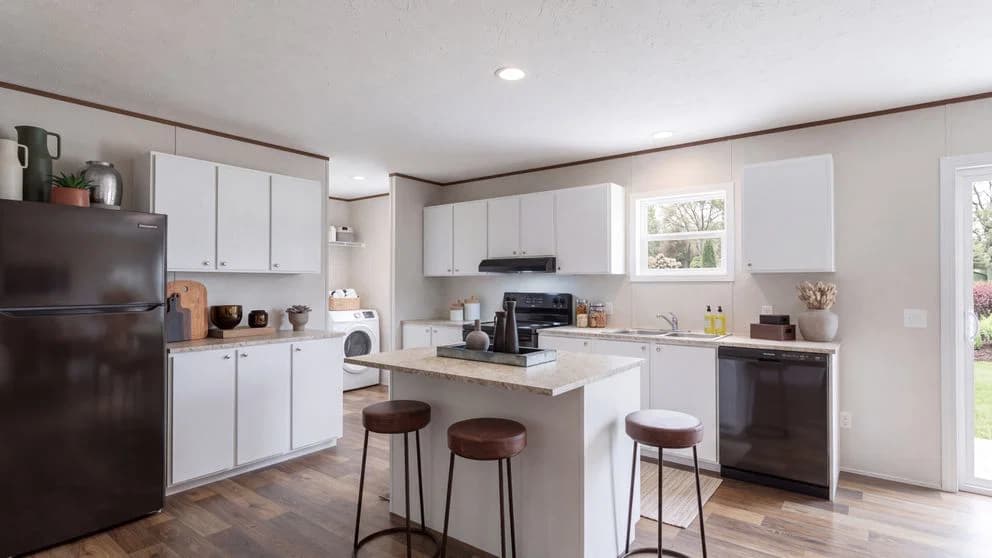 Cedar kitchen home features