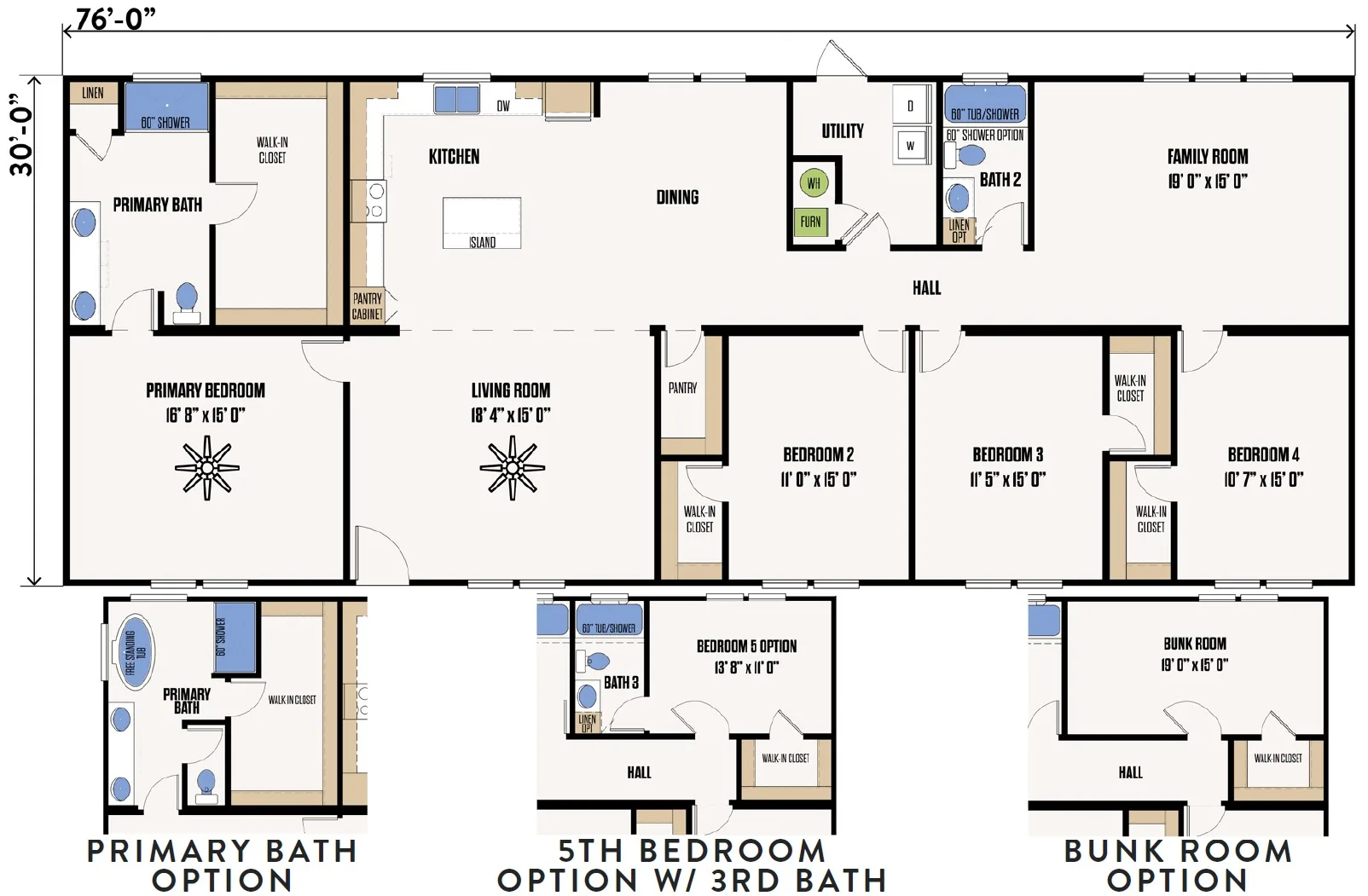 Swisher floor plan home features