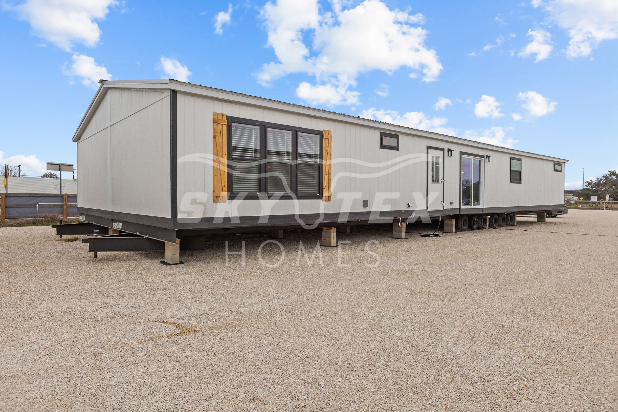 The swisher exterior home features