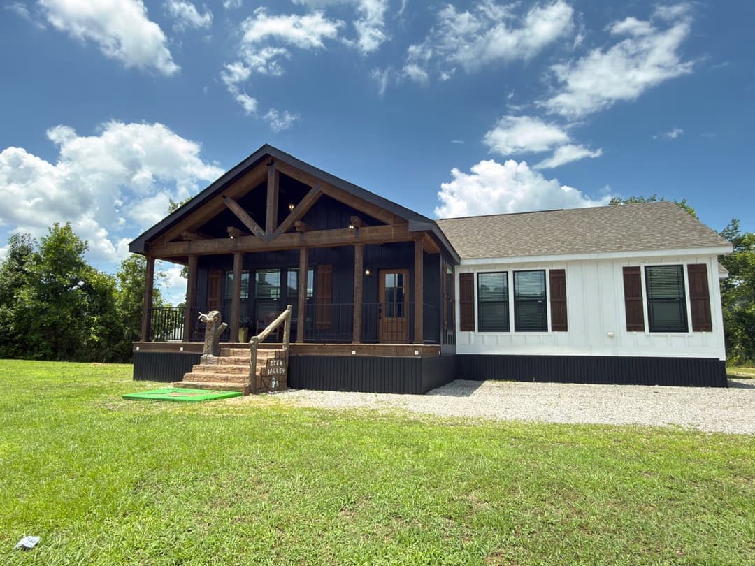 Woodside elevation and exterior home features