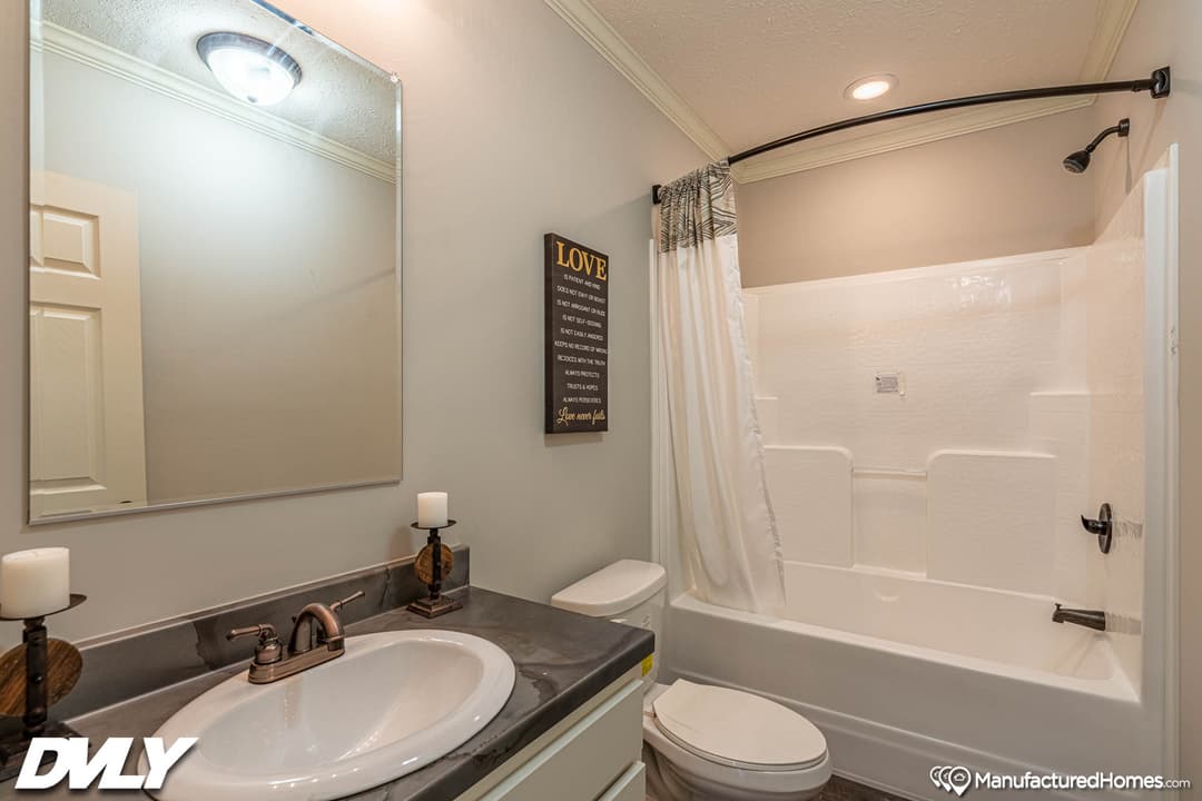 Orchard house bathroom home features