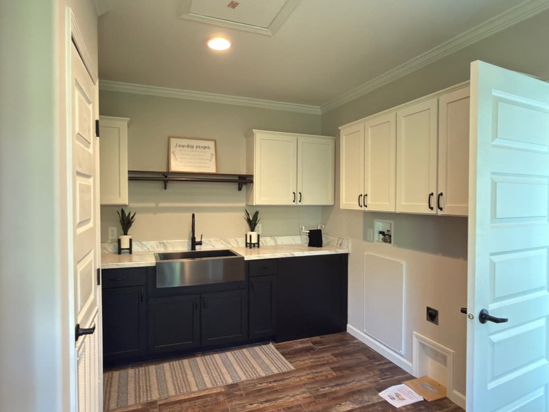 Woodside interior home features