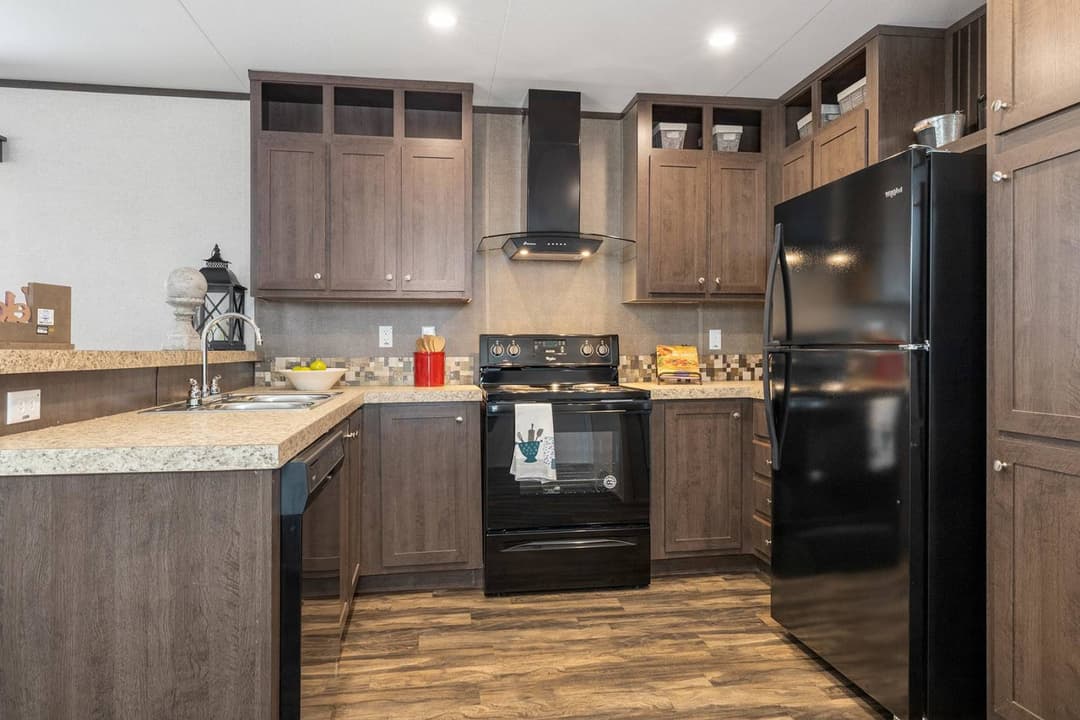 Larkspur kitchen home features