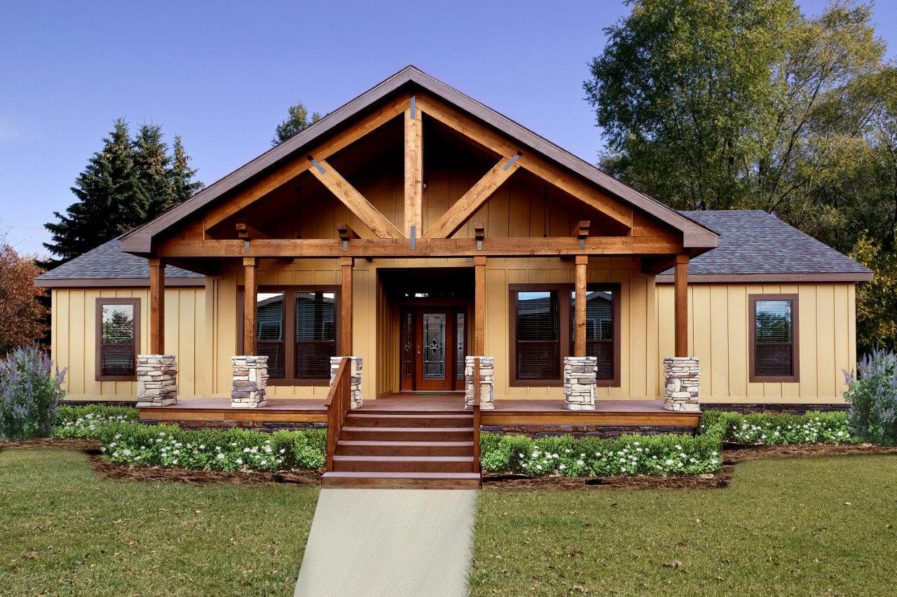 Koinonia hero, elevation, and exterior home features