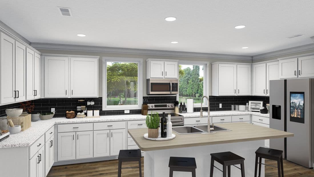 The antonio kitchen home features