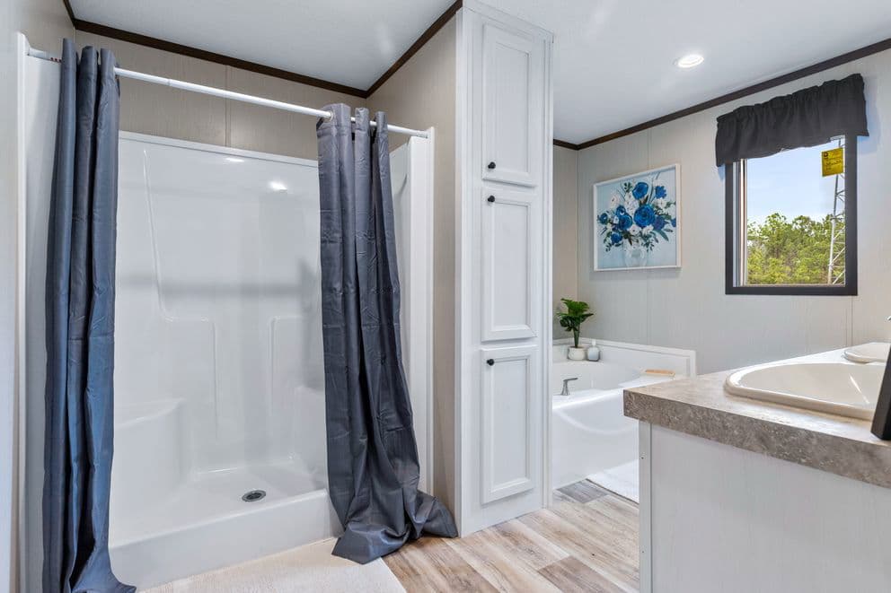 Cypress bathroom home features