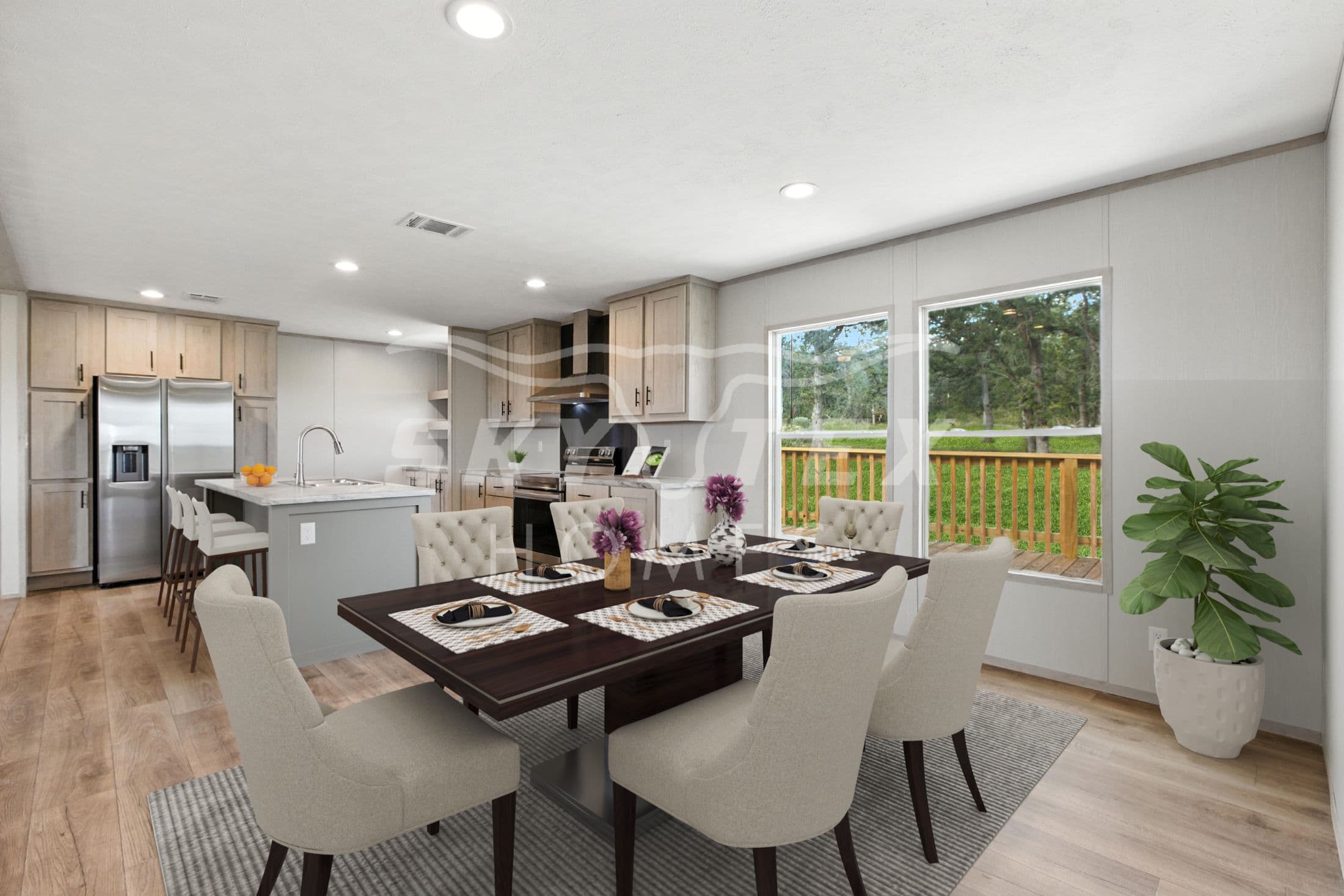 Crockett interior home features