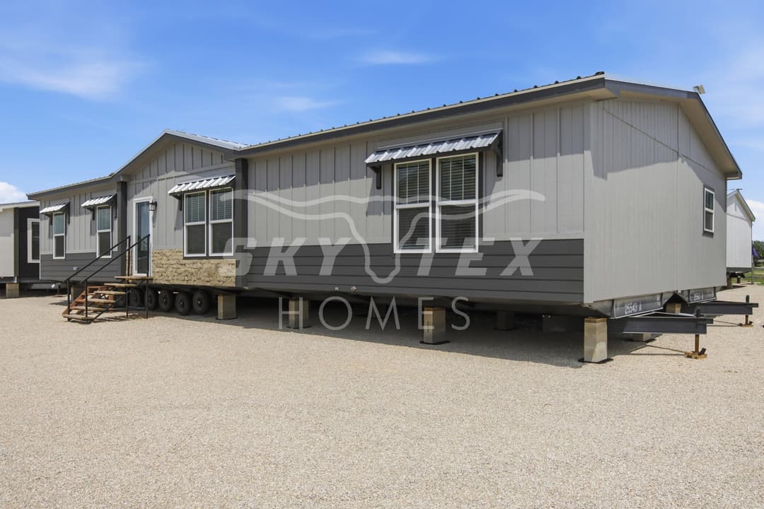 The iron peak exterior home features