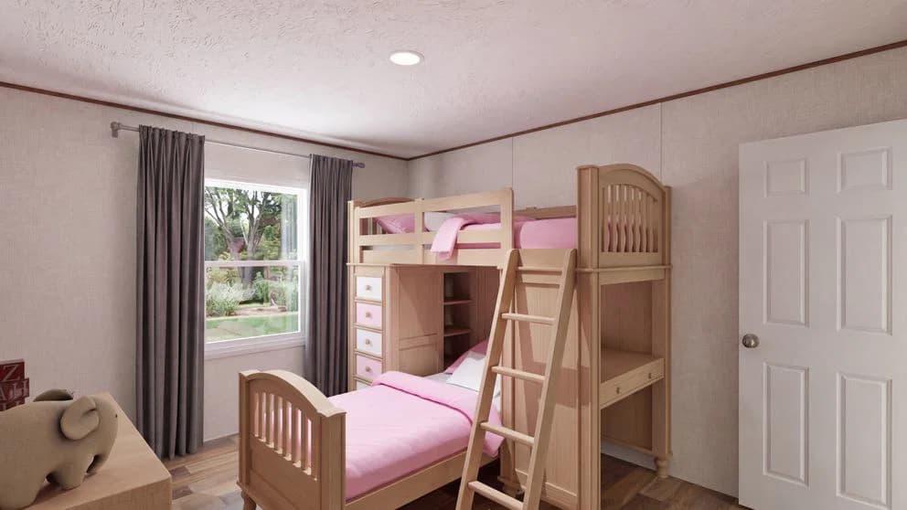 Spruce bedroom home features