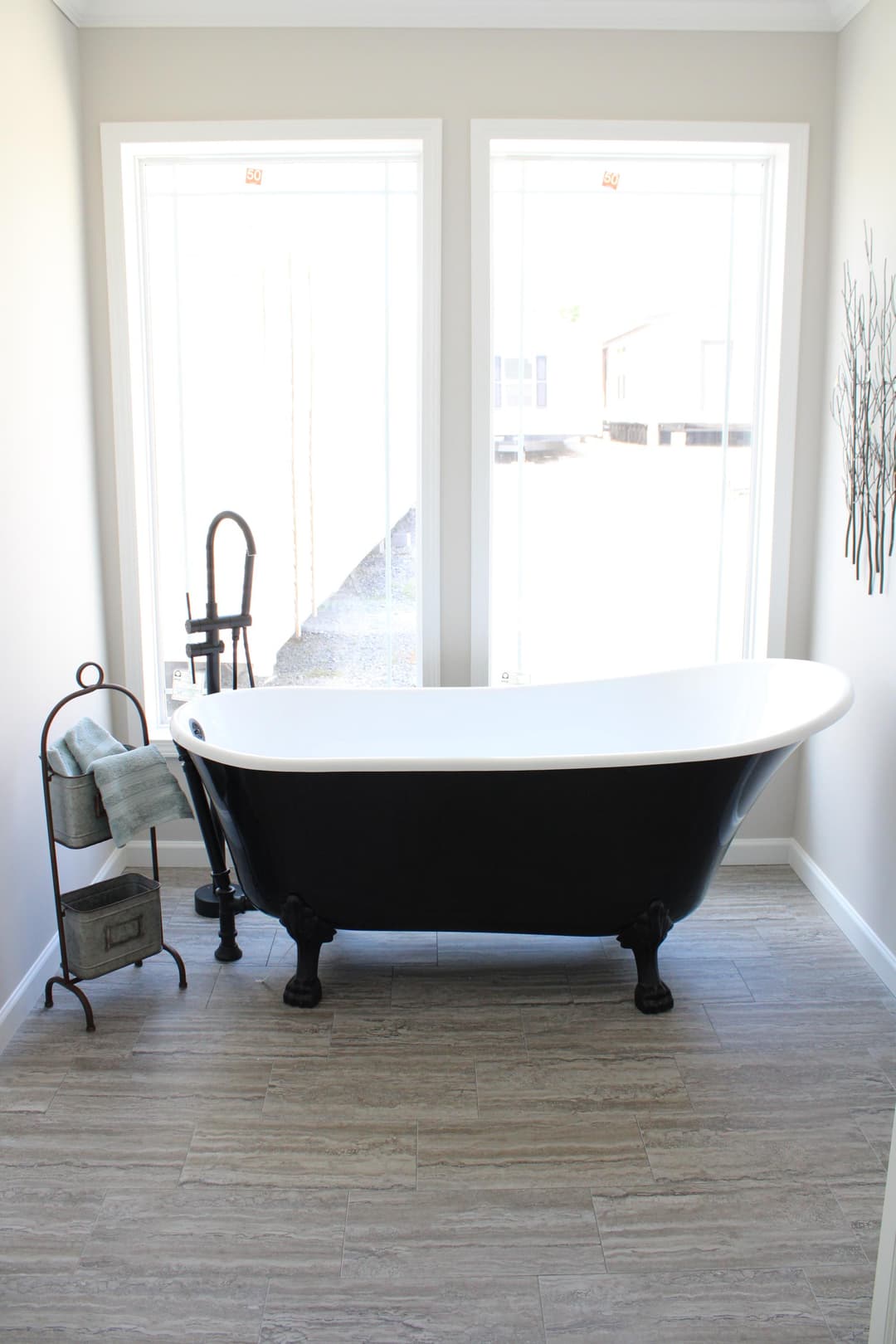 The woodside bathroom home features