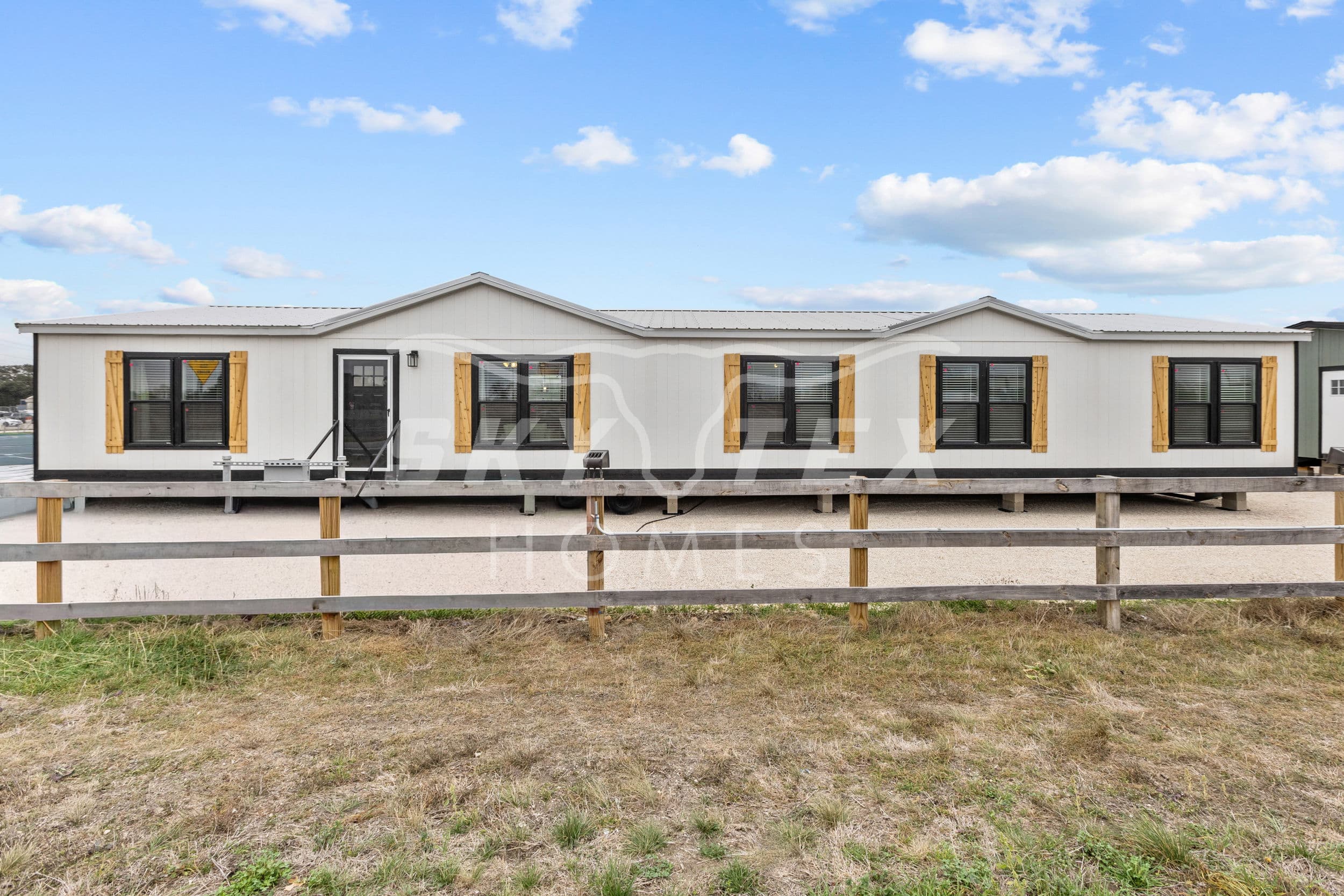 The swisher hero and exterior home features