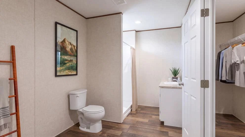 Cedar bathroom home features