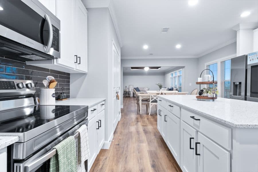 The braun kitchen home features
