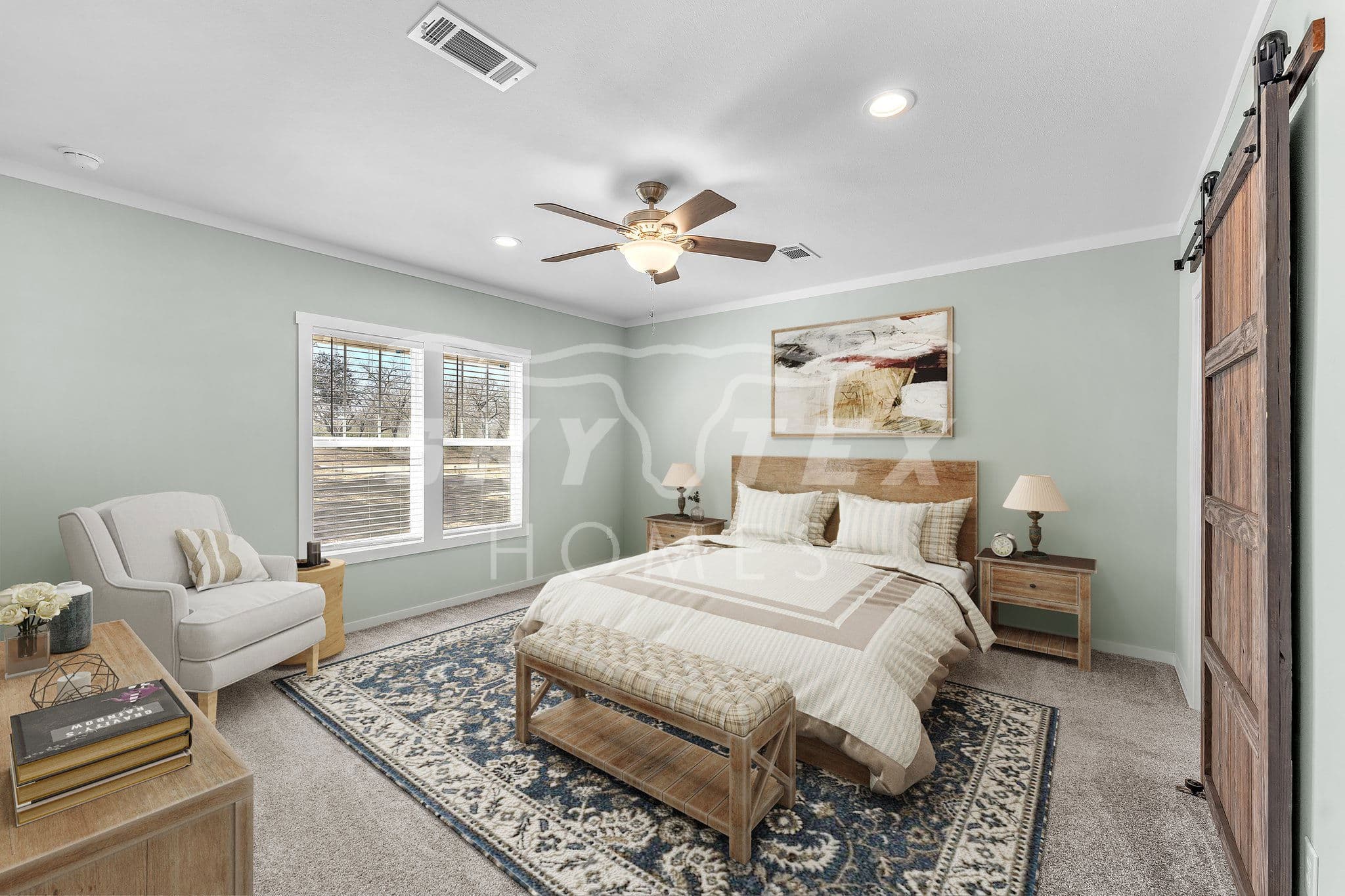 El capitan interior and bedroom home features