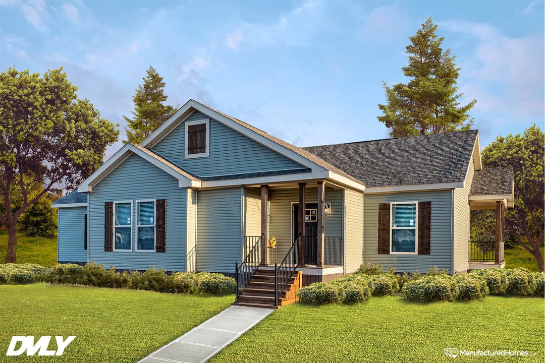 The klasse hero, elevation, and exterior home features