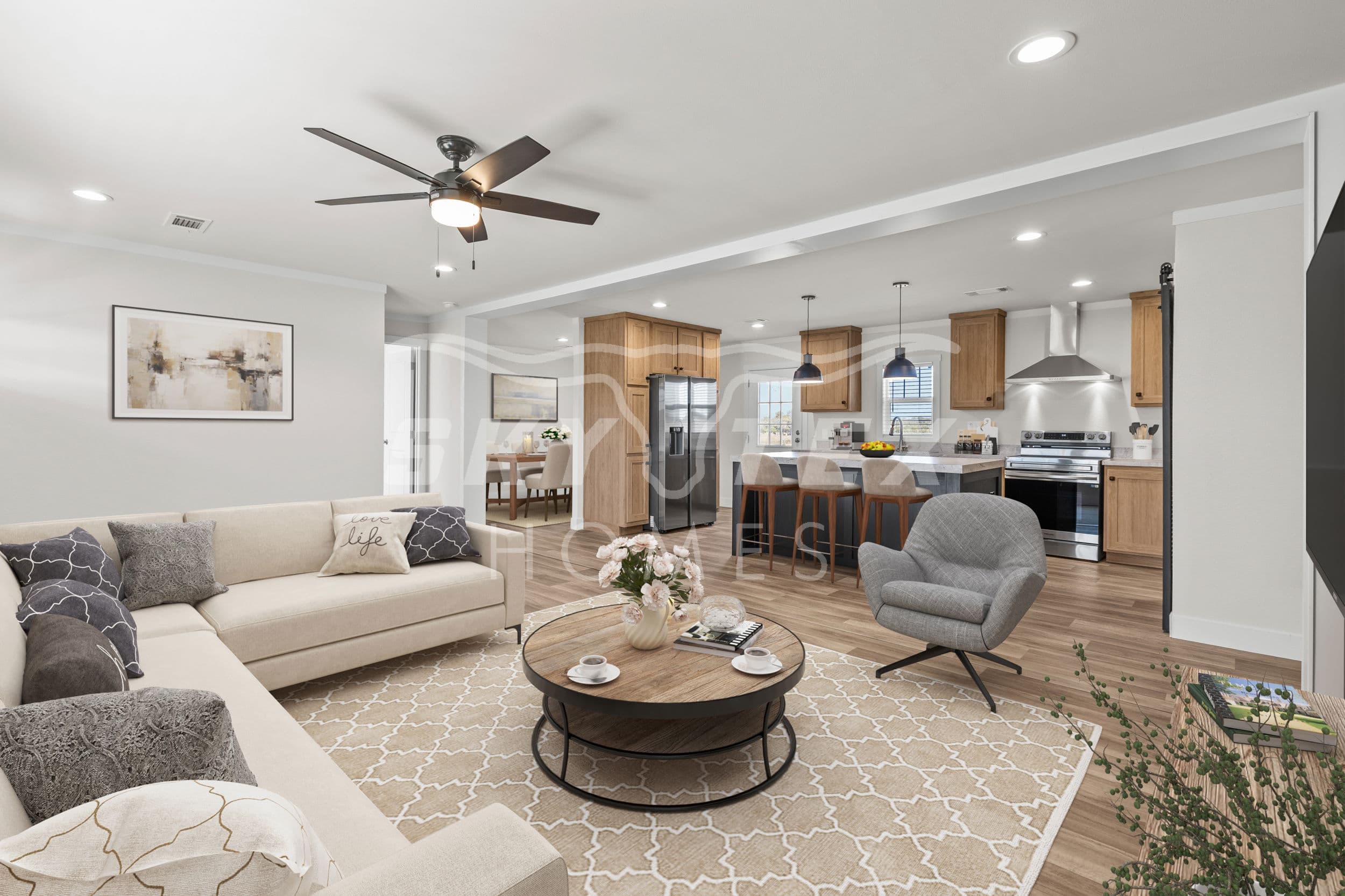 Rocket man interior home features