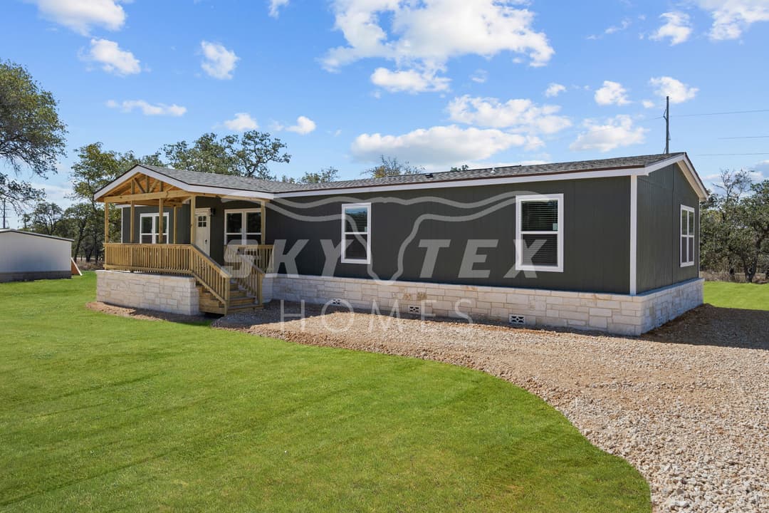 Crockett exterior home features