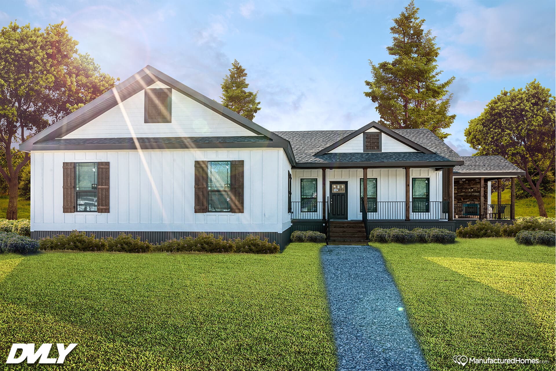 Briarritz elevation and exterior home features