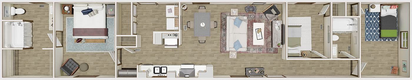Elm floor plan home features