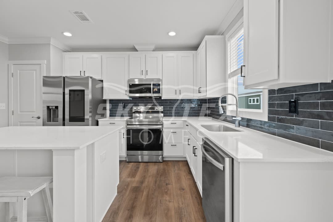 The atlas interior and kitchen home features