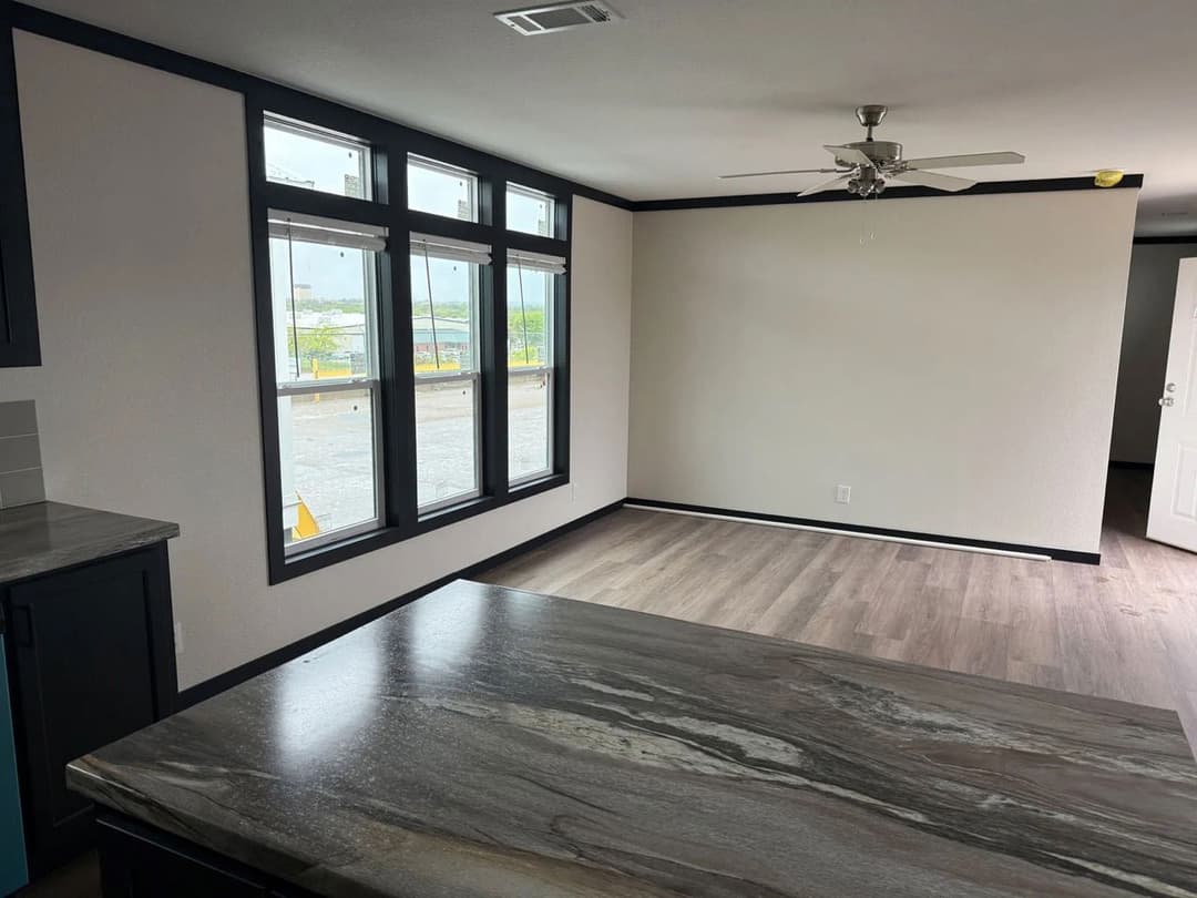 The mesquite interior home features