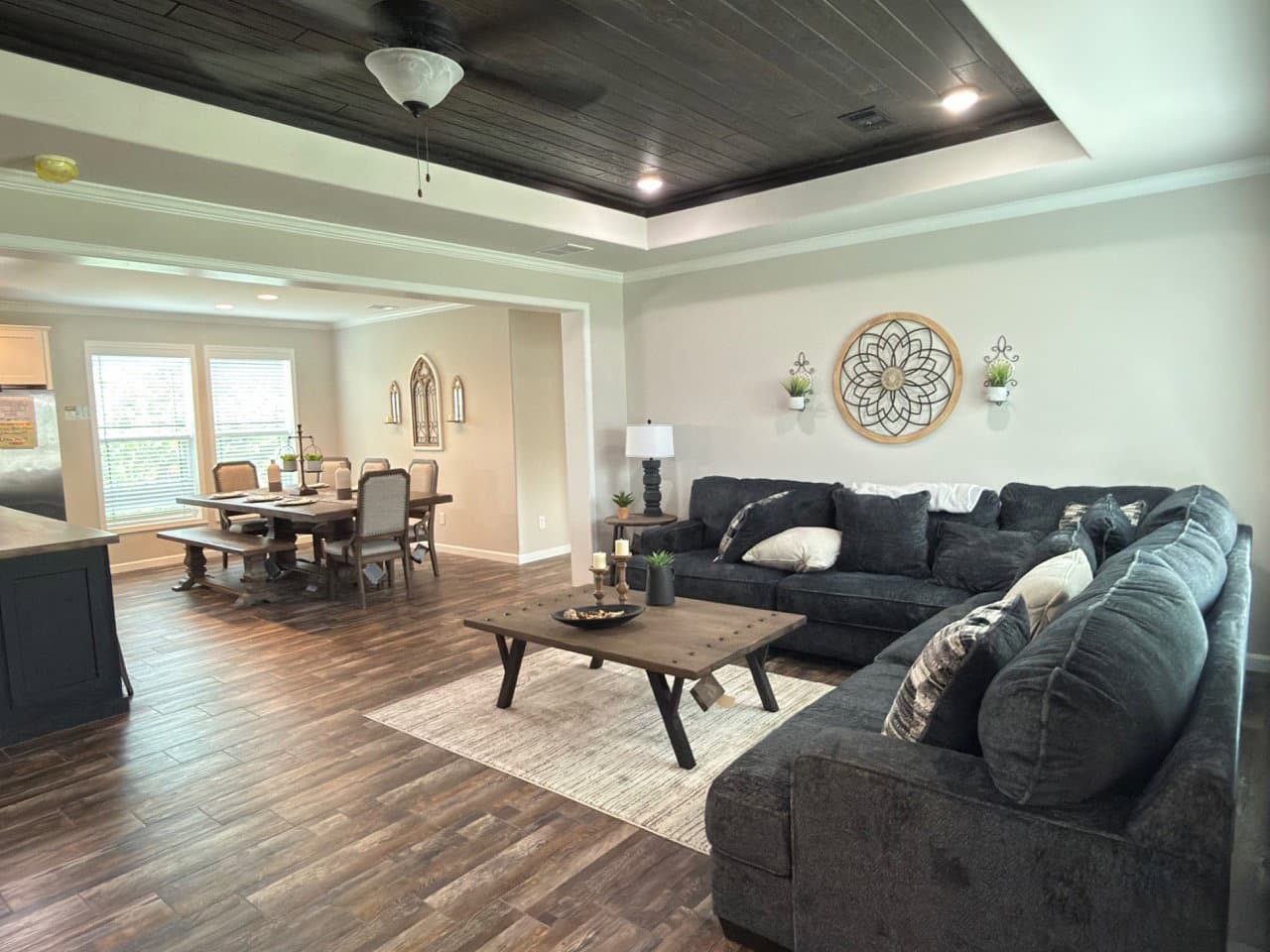 Woodside interior home features