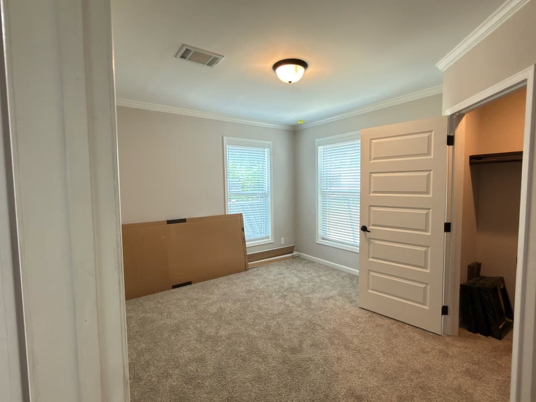 Woodside bedroom home features