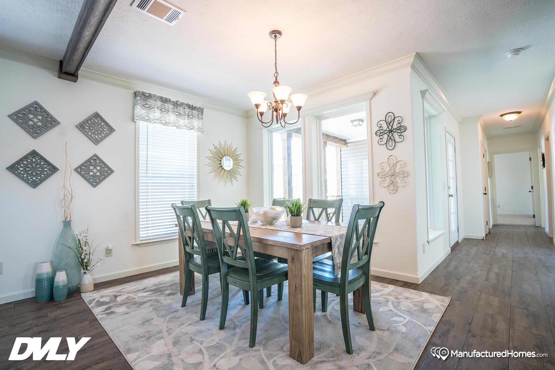 The millwood interior home features