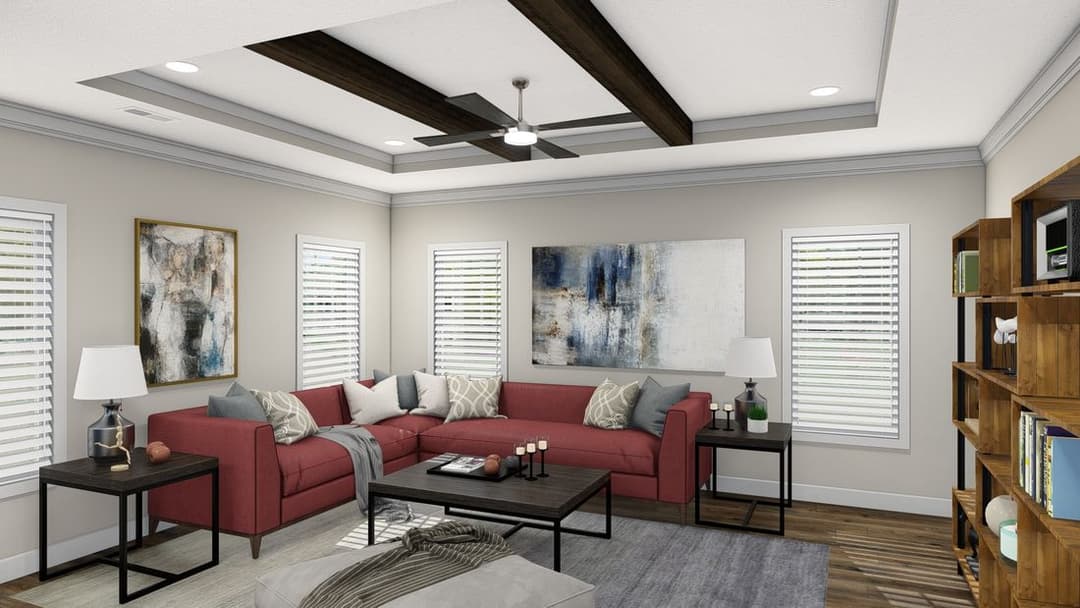 The antonio interior home features