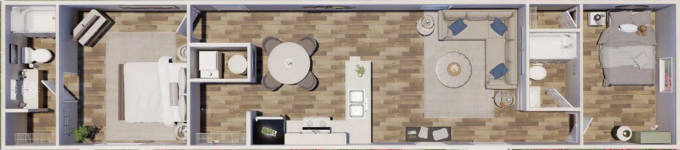 The bailey  home features
