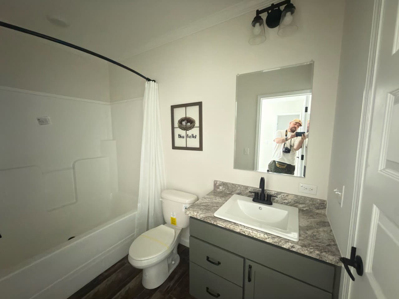 Orchard house bathroom home features