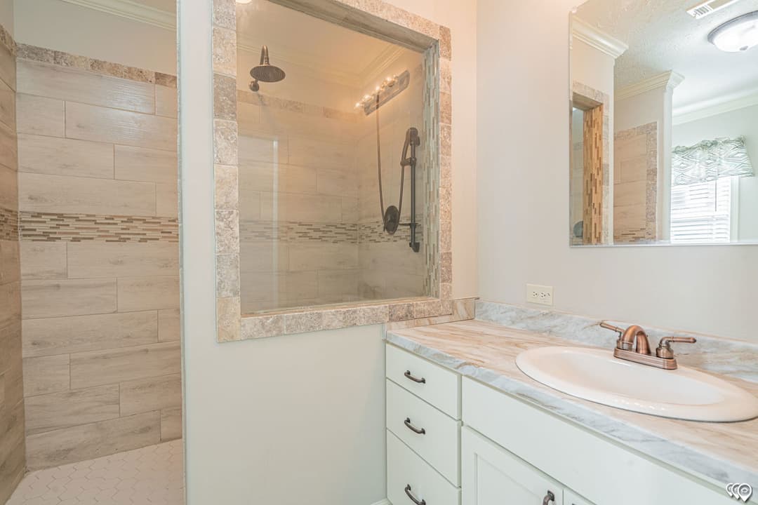 The haven bathroom home features