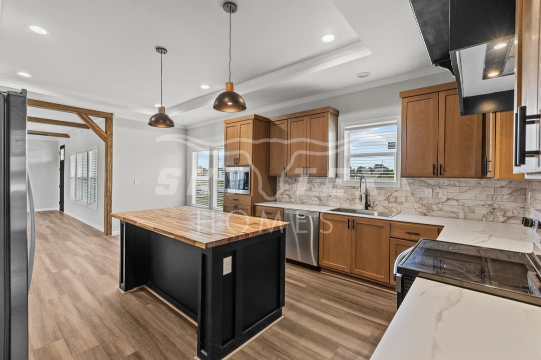 Forge interior and kitchen home features