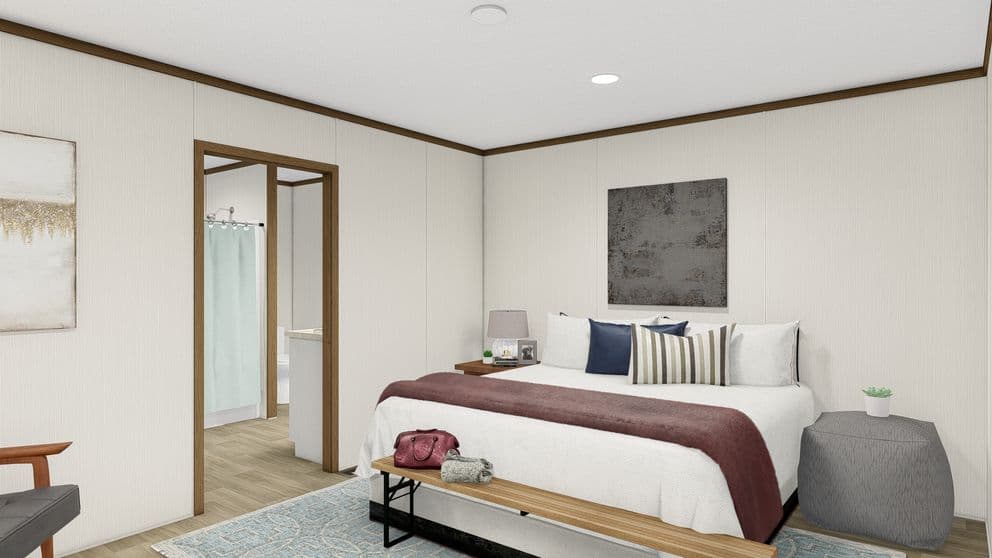 Ash bedroom home features