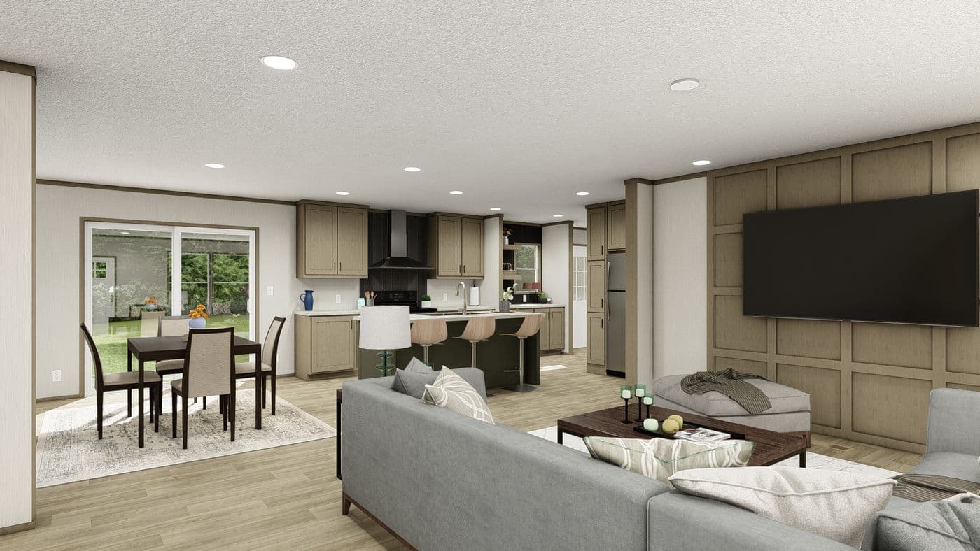 The southlake interior home features