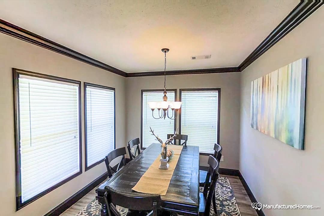 The carleton interior home features