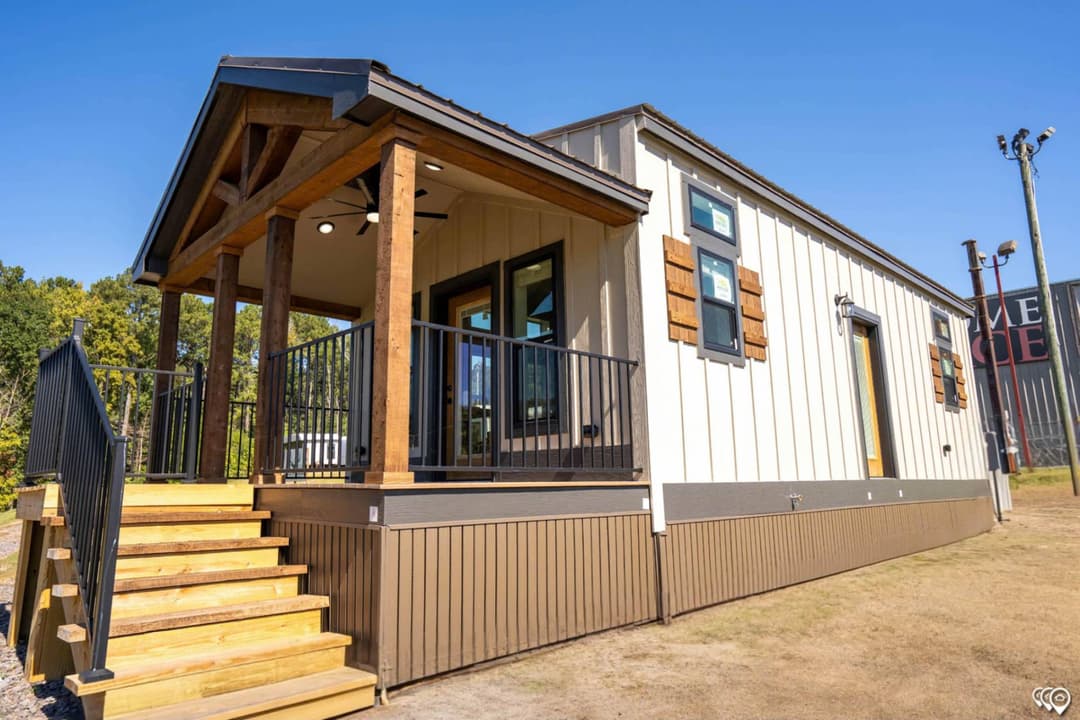 Cozy cabin 2 hero, elevation, and exterior home features