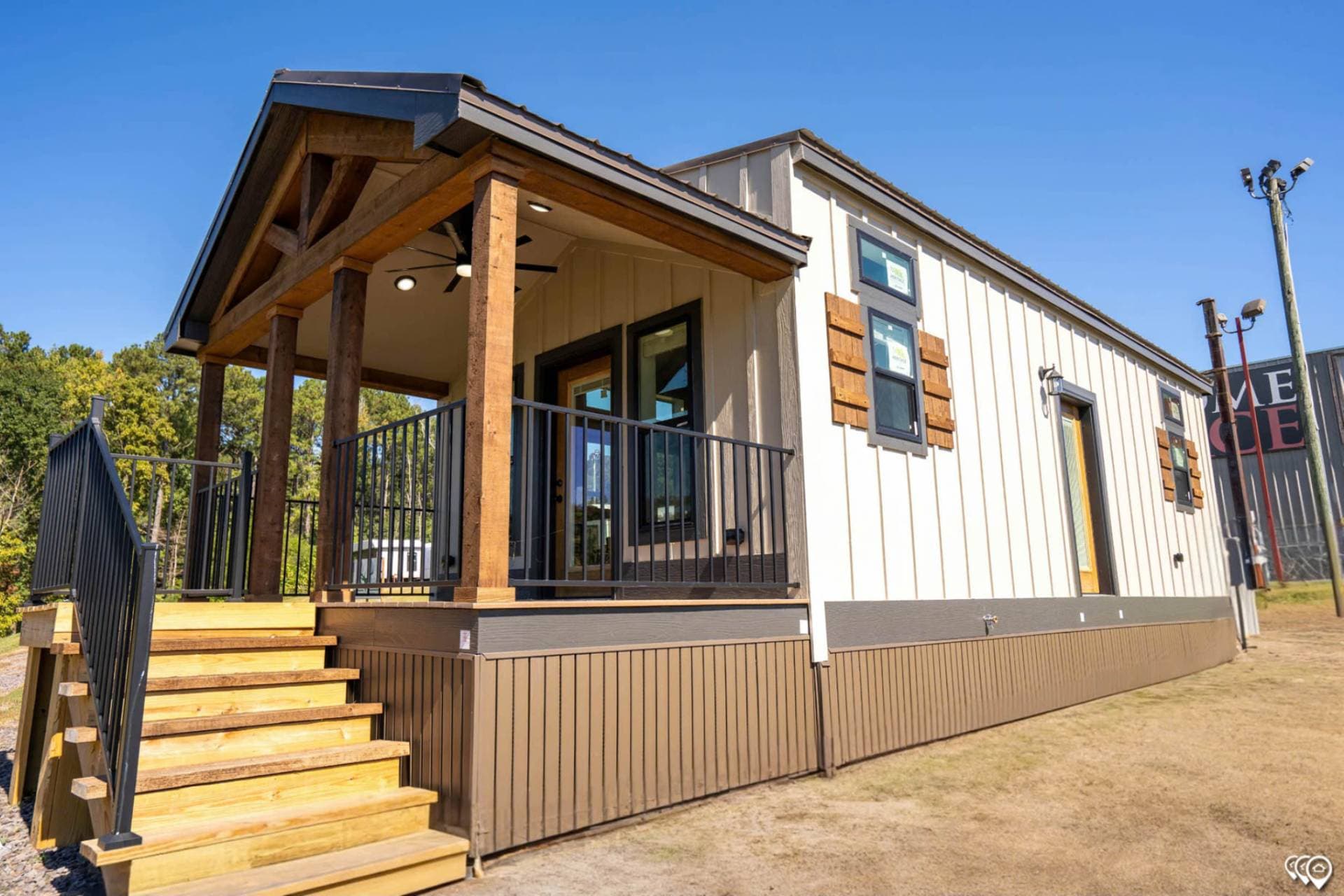 Cozy cabin 2 hero, elevation, and exterior home features