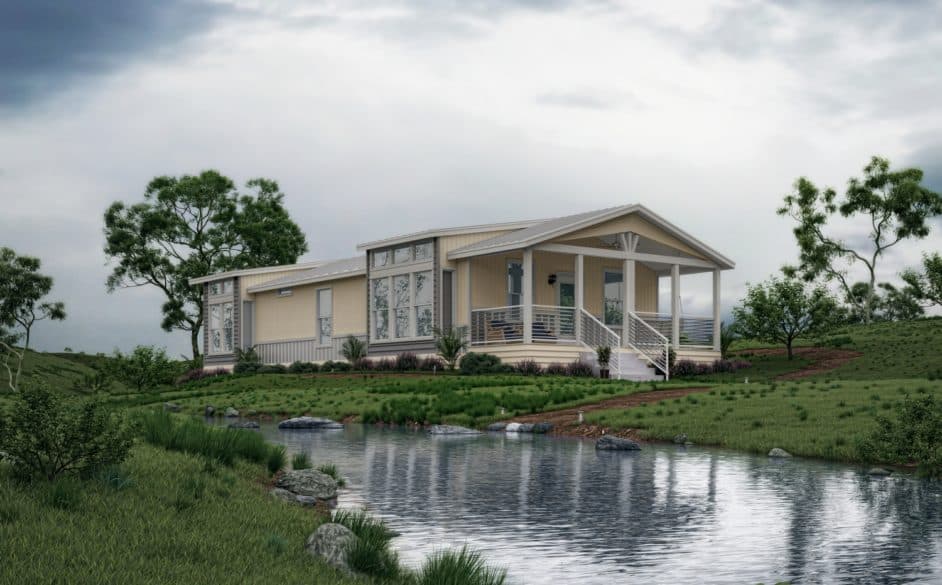 Swan l52ep8 elevation and exterior home features