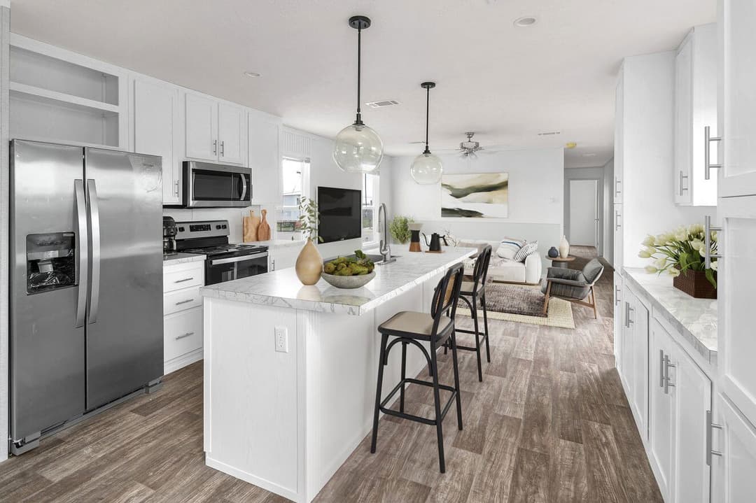 Laramie interior and kitchen home features