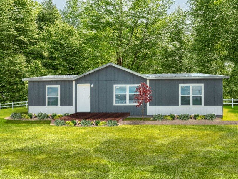 Emerald 28483a elevation and exterior home features